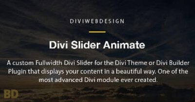 Divi Slider Animate Plugin